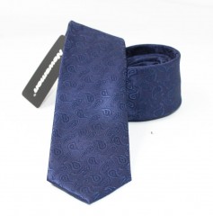  NM Slim Krawatte - Blau gemustert Gemusterte Hemden